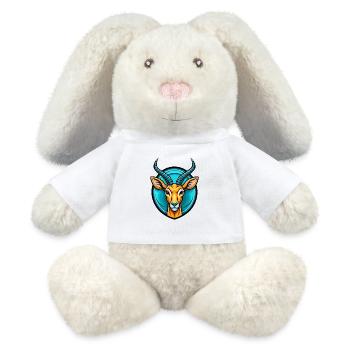 Impala Bunte Kawaii Cartoon Figur Clipart - MiniFeet® RecycelHase® Creme - Weiß - Vorne
