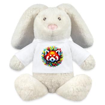 Kleiner Panda - MiniFeet® RecycelHase® Creme - Weiß - Vorne