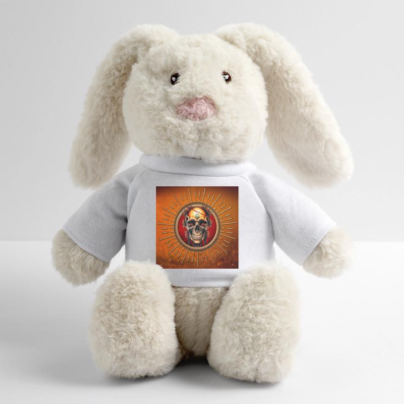 A skull whose MiniFeet® RecycelHase® Bunny Cream