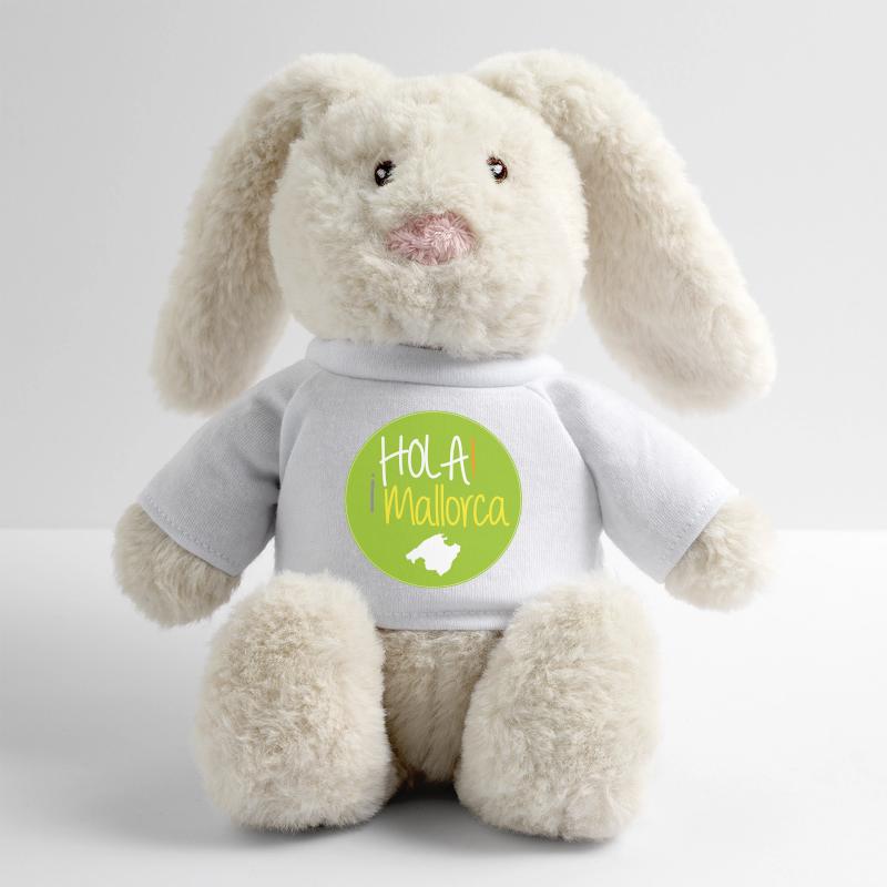 ¡HOLA! Mallorca (beidseitig) MiniFeet® RecycelHase® Creme