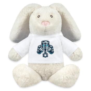 Muscle piston design - MiniFeet® RecycelHase® Bunny Cream - white - Front