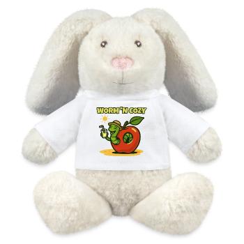 Worm 'N Cozy Sunshine Fruit Lounge - MiniFeet® RecycelHase® Bunny Cream - white - Front