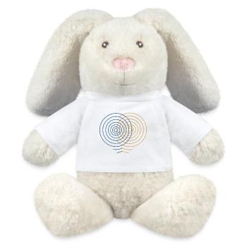 Concentric Interference – Physik Design - MiniFeet® RecycelHase® Creme - Weiß - Vorne