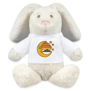 Forest Whisper – Retro Fox Spirit - MiniFeet® RecycelHase® Creme - Weiß - Vorne