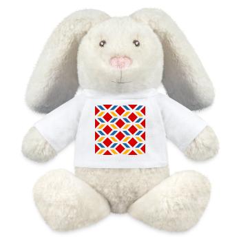 Malaga street walls 2 - MiniFeet® RecycelHase® Bunny Cream - white - Front