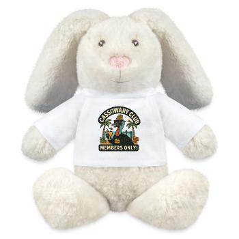 Australia Beach Cassowary Club Members Only  - MiniFeet® RecycelHase® Bunny Cream - white - Front