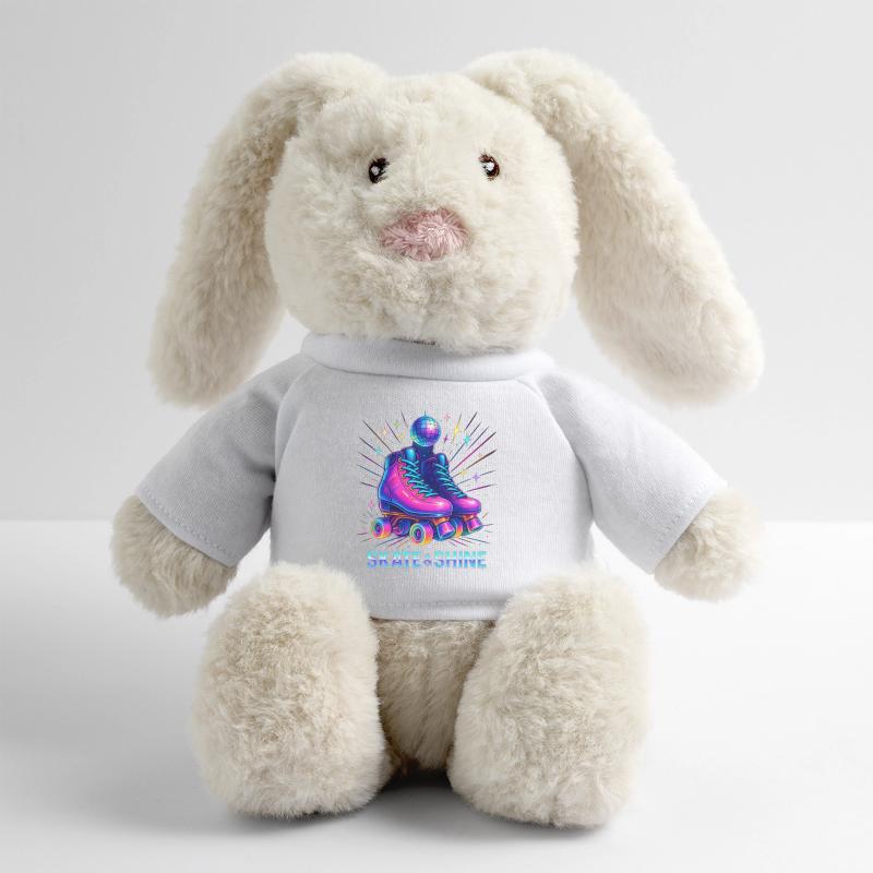 Neon Roller Derby Style MiniFeet® RecycelHase® Bunny Cream
