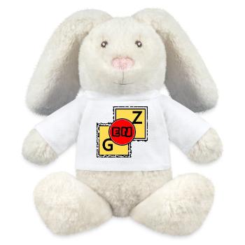 Blocs GEN Z - Lapin en peluche recyclé MiniFeet® Crème - blanc - Devant