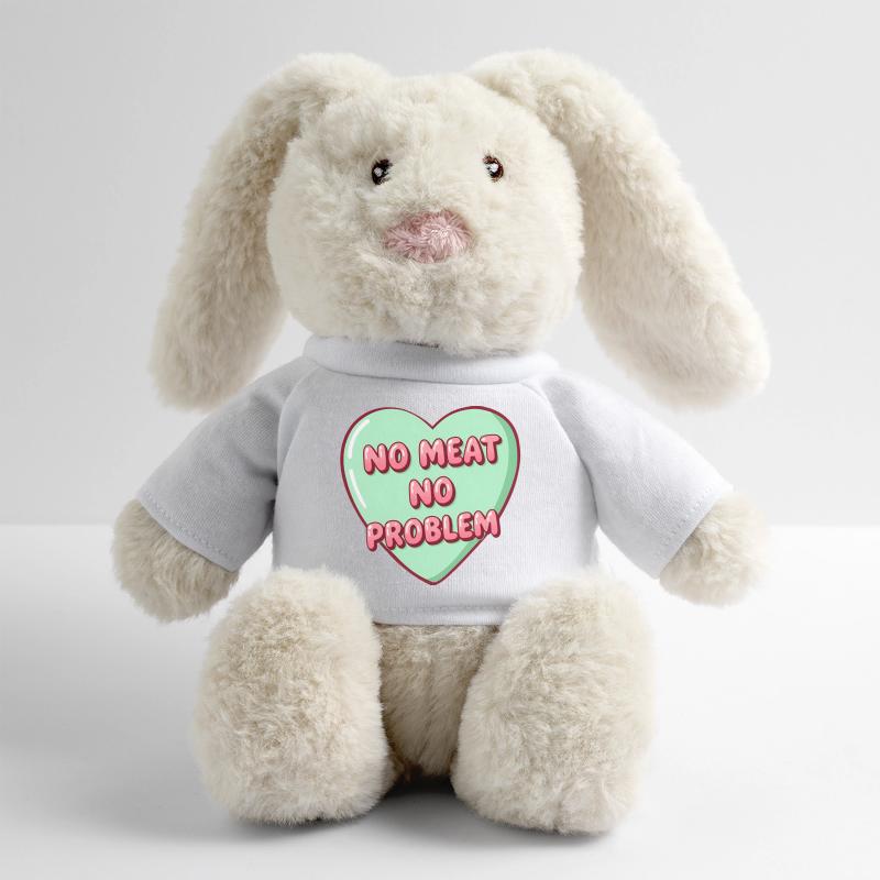 Mint Bubble Herz – No Meat No Problem MiniFeet® RecycelHase® Creme