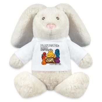 Testeur : Destructeur de rêves - Lapin en peluche recyclé MiniFeet® Crème - blanc - Devant