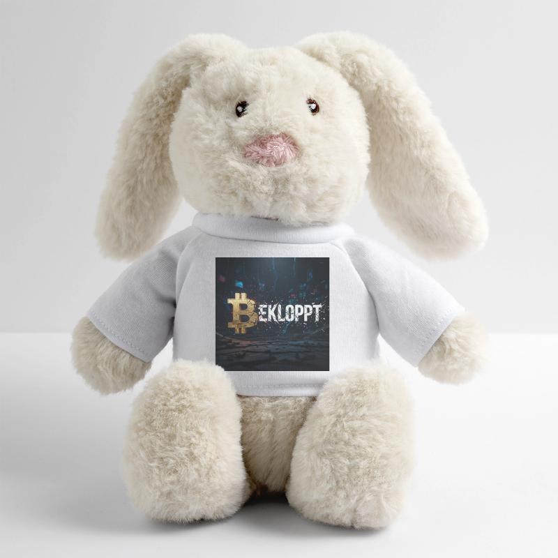 Bitcoin Explosion Krypto Chaos MiniFeet® RecycelHase® Creme