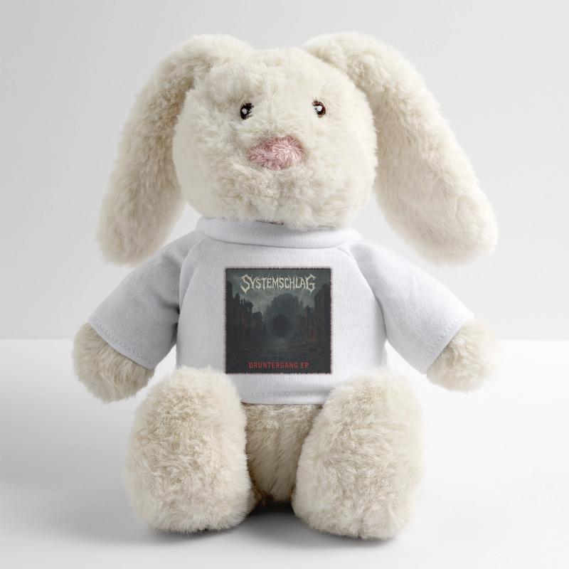 Système de marchandisage de bande de course Lapin en peluche recyclé MiniFeet® Crème