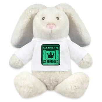 Des choses amusantes pour les Scrum Masters et les Coachs Agiles - Lapin en peluche recyclé MiniFeet® Crème - blanc - Devant