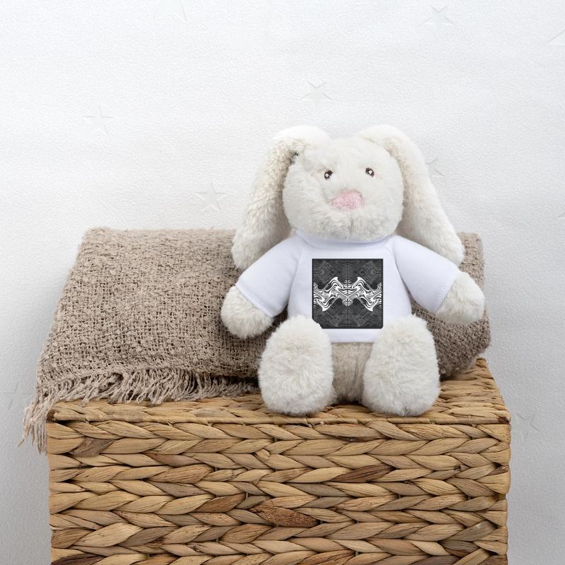 Specular spiral patterns MiniFeet® RecycelHase® Bunny Cream