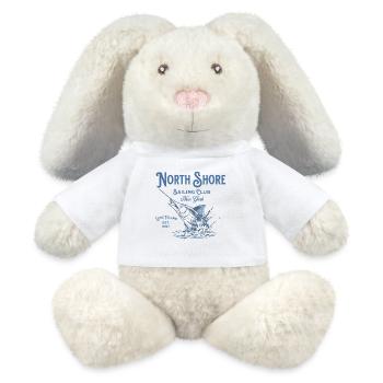 North Shore Sailing Club New York - MiniFeet® RecycelHase® Bunny Cream - white - Front