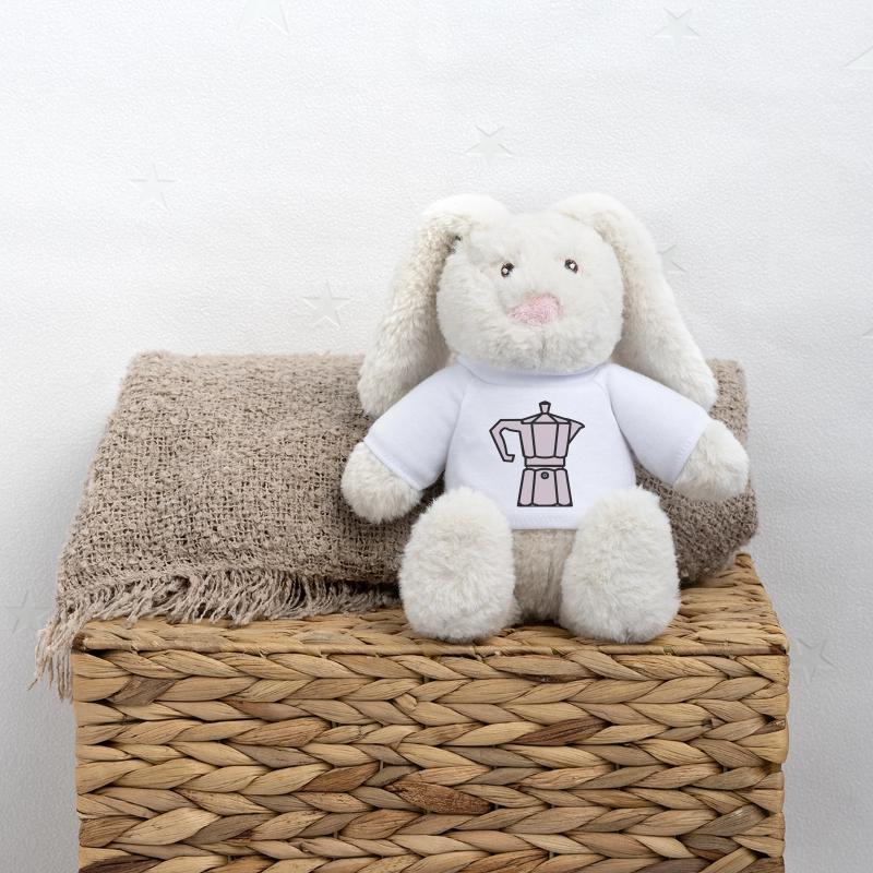 Coffee Espresso Maker MiniFeet® RecycelHase® Bunny Cream