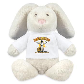 Beekeeper Whole colonies work for me - MiniFeet® RecycelHase® Bunny Cream - white - Front