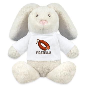 Figatellu - MiniFeet® RecycelHase® Creme - Weiß - Vorne