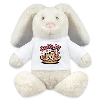 Cutie Pi Cat - MiniFeet® RecycelHase® Bunny Cream - white - Front
