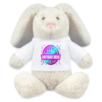 My Birthday Week Celebration - MiniFeet® RecycelHase® Bunny Cream - white - Front