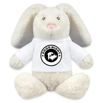 Good Night Good Night - MiniFeet® RecycelHase® Creme - Weiß - Vorne