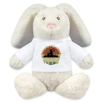 50e anniversaire Faire vibrer la foule SNG 05/1976 - Lapin en peluche recyclé MiniFeet® Crème - blanc - Devant