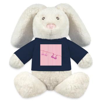 Feminism - MiniFeet® RecycelHase® Bunny Cream - french navy - Front