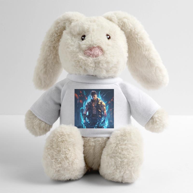 Nebula Ranger Neon Warrior MiniFeet® RecycelHase® Bunny Cream