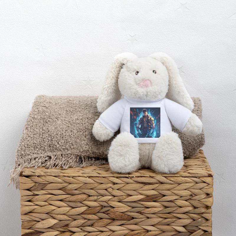 Nebula Ranger Neon Warrior MiniFeet® RecycelHase® Bunny Cream