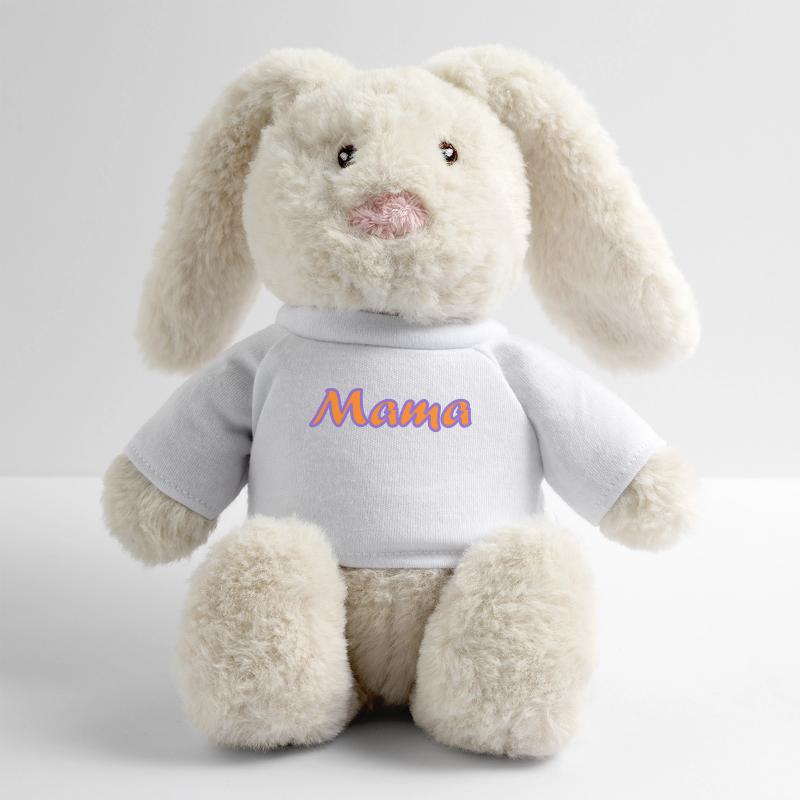 MUTTERTAG. SCHÖNEN MUTTERTAG. MAMA. MAMMA MiniFeet® RecycelHase® Creme