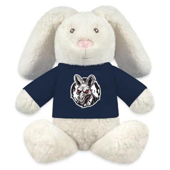 Kangaroo / Animal / Australia / Marsupial / Outback - MiniFeet® RecycelHase® Bunny Cream - french navy - Front