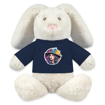 Witch / Magic / Witch Ritual / Fairy Tale / Spell - MiniFeet® RecycelHase® Bunny Cream - french navy - Front