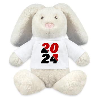 2024 Jahr - MiniFeet® RecycelHase® Creme - Weiß - Vorne