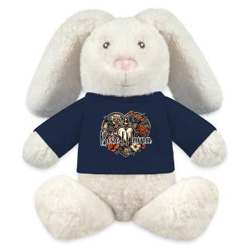 Herz / Muttertag / Liebe / Feiertage / Love - MiniFeet® RecycelHase® Creme - French Navy - Vorne