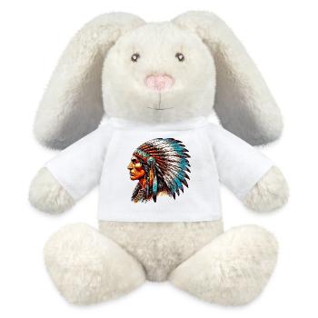 American Indian American - MiniFeet® RecycelHase® Bunny Cream - white - Front