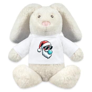Santa Fun - MiniFeet® RecycelHase® Bunny Cream - white - Front