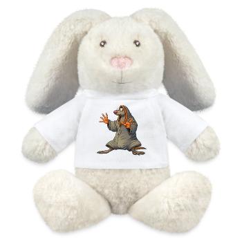 Yogi Maulwurf - MiniFeet® RecycelHase® Creme - Weiß - Vorne