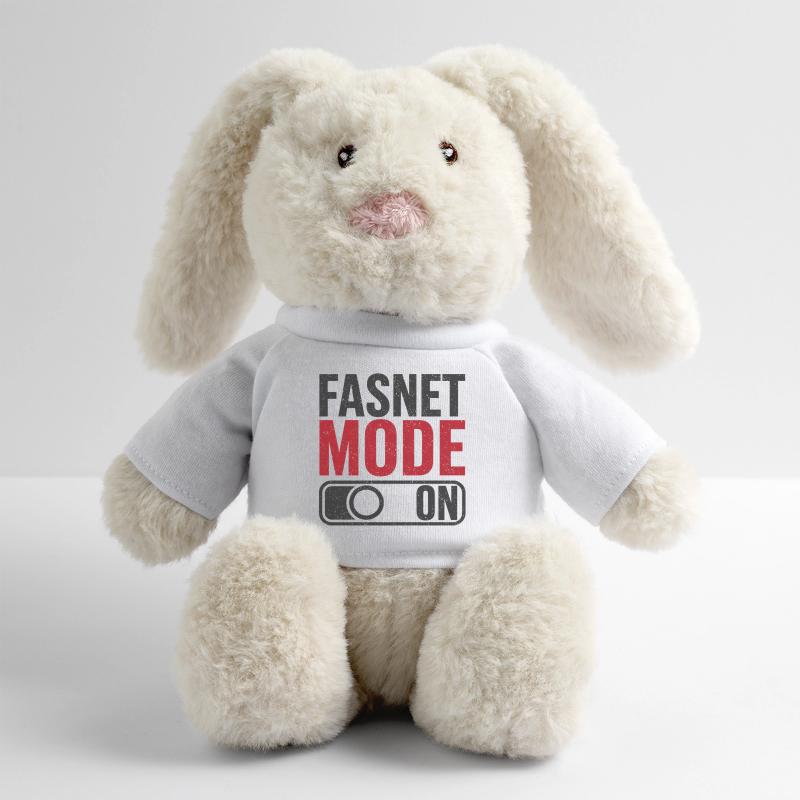 Mode Fasnet activé Lapin en peluche recyclé MiniFeet® Crème