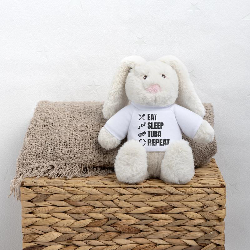 Tuba Daily Routine MiniFeet® RecycelHase® Bunny Cream