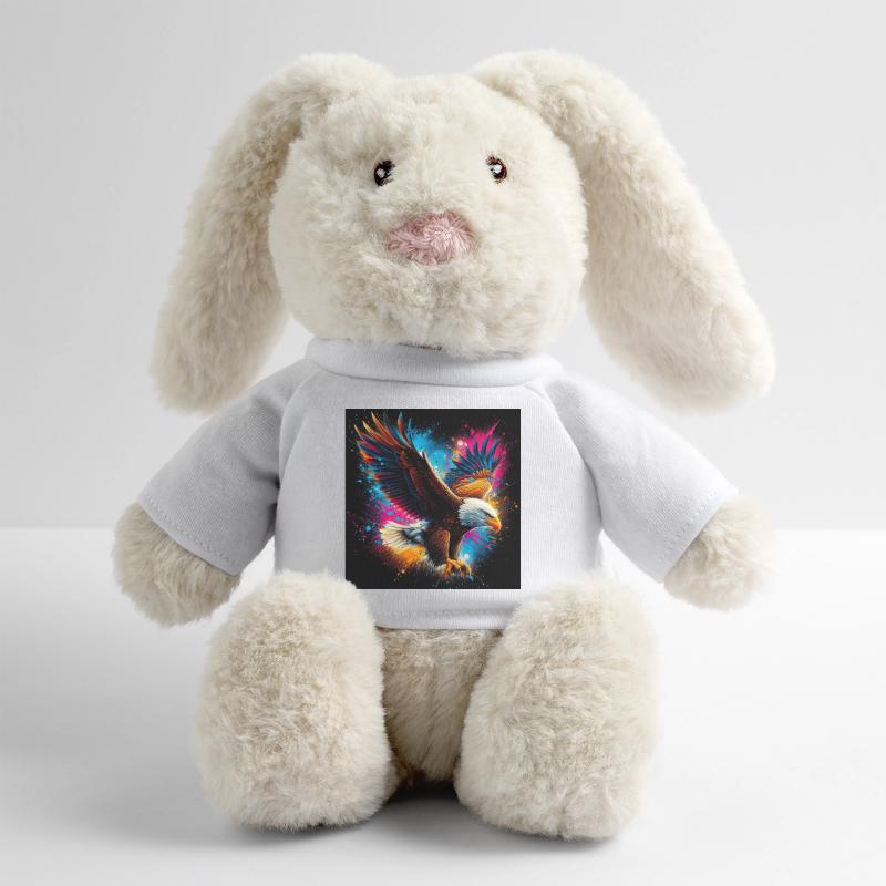 aigle Lapin en peluche recyclé MiniFeet® Crème