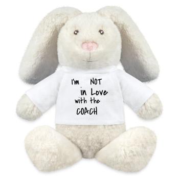 I'm not in love with the Coach - MiniFeet® RecycelHase® Creme - Weiß - Vorne