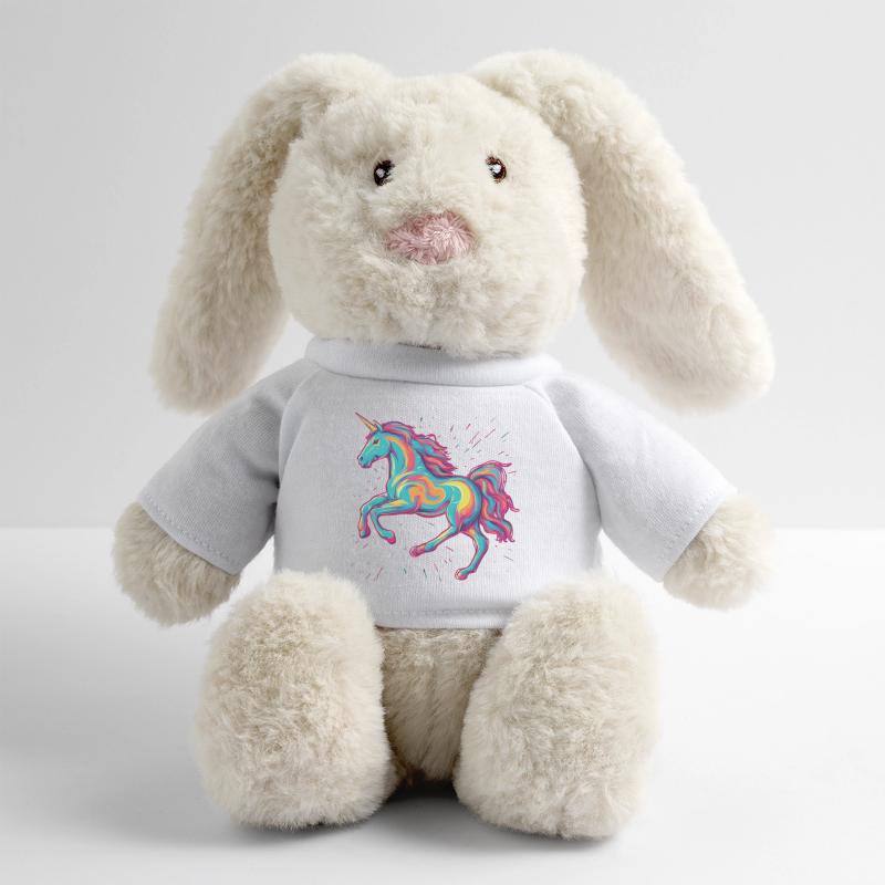 Retro Einhorn 1 MiniFeet® RecycelHase® Creme