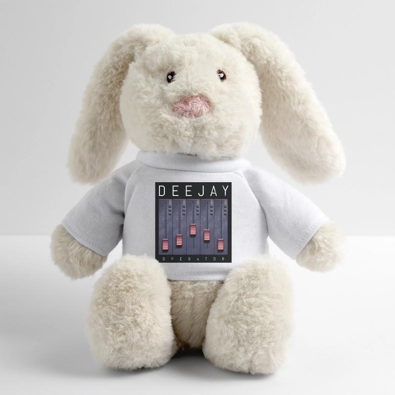 Deejay Operator Fader-Design MiniFeet® RecycelHase® Creme