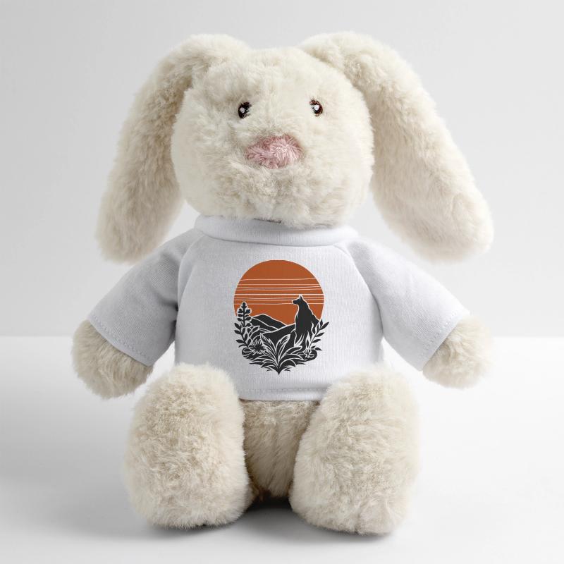 vintage wolf MiniFeet® RecycelHase® Creme