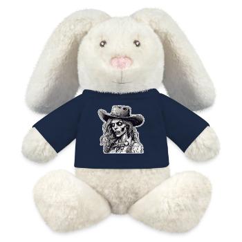 Cow Girl / Wild West / Desert / Lasso / Rodeo - MiniFeet® RecycelHase® Bunny Cream - french navy - Front