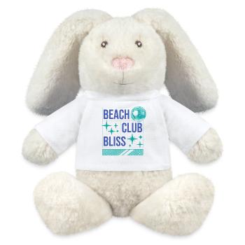 Beach Club Bliss – Sommer & Party Vibes - MiniFeet® RecycelHase® Creme - Weiß - Vorne