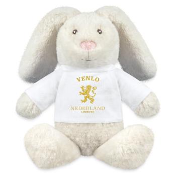 Venlo Nederland, Netherlands - MiniFeet® RecycelHase® Bunny Cream - white - Front