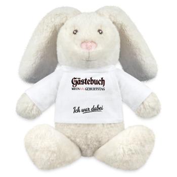 T-shirt 44e anniversaire – Quadruple Cool - Lapin en peluche recyclé MiniFeet® Crème - blanc - Devant