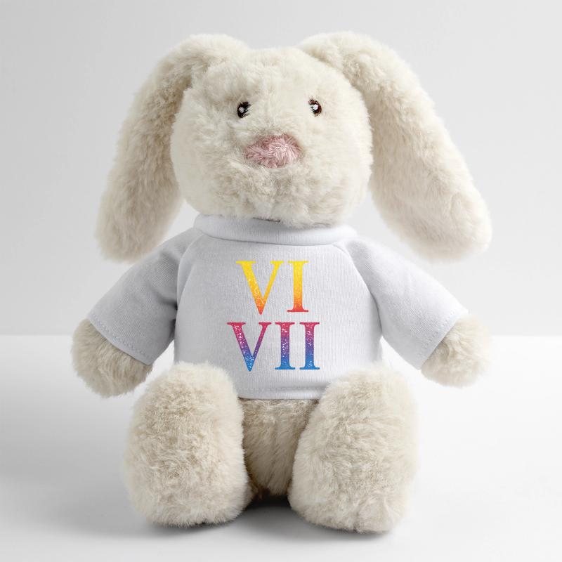 67 Meme VII Roman Numeral Stack MiniFeet® RecycelHase® Bunny Cream