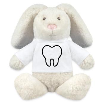 Zahn - MiniFeet® RecycelHase® Creme - Weiß - Vorne